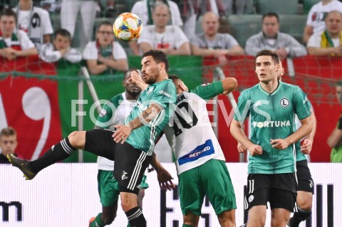  18.07.2019 WARSZAWA<br />
1. RUNDA ELIMINACYJNA LIGI EUROPY 2019/20<br />
LEGIA WARSZAWA - EUROPA FC<br />
N/Z SALVADOR AGRA LIAM WALKER JAROSLAW NIEZGODA<br />
 