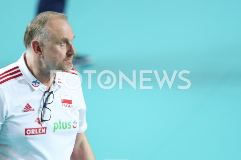  19.07.2019 OSTROWIEC SWIETOKRZYSKI <br />
SIATKOWKA KOBIET <br />
MECZ TOWARZYSKI <br />
POLSKA - CZECHY ( POLAND - CZECH REPUBLIC ) <br />
N/Z JACEK NAWROCKI - I TRENER ( HEAD COACH ) SYLWETKA <br />
 