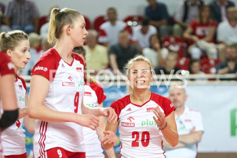  19.07.2019 OSTROWIEC SWIETOKRZYSKI <br />
SIATKOWKA KOBIET <br />
MECZ TOWARZYSKI <br />
POLSKA - CZECHY ( POLAND - CZECH REPUBLIC ) <br />
N/Z MARLENA PLESNIEROWICZ MAGDA MAGDALENA STYSIAK <br />
 