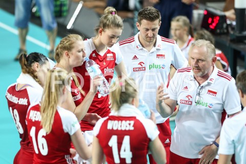  21.07.2019 OSTROWIEC SWIETOKRZYSKI <br />
SIATKOWKA KOBIET <br />
MECZ TOWARZYSKI <br />
POLSKA - BIALORUS ( POLAND - BELARUS ) <br />
N/Z JACEK NAWROCKI - I TRENER ( HEAD COACH ) MAGDA MAGDALENA STYSIAK KAMILA WITKOWSKA <br />
 