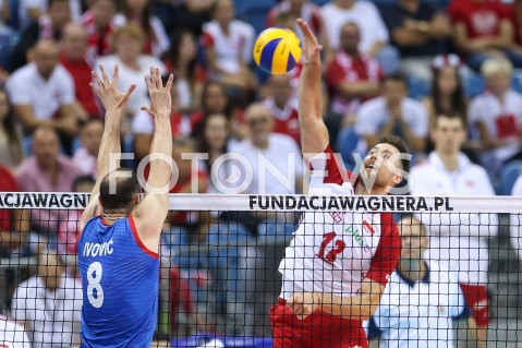  01.08.2019 KRAKOW (TAURON ARENA) <br />
XVII MEMORIAL HUBERTA JERZEGO WAGNERA <br />
MECZ POLSKA - SERBIA ( MATCH POLAND - SERBIA ) <br />
N/Z MICHAL KUBIAK <br />
 