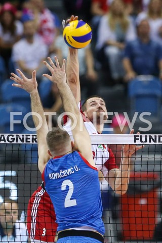  01.08.2019 KRAKOW (TAURON ARENA) <br />
XVII MEMORIAL HUBERTA JERZEGO WAGNERA <br />
MECZ POLSKA - SERBIA ( MATCH POLAND - SERBIA ) <br />
N/Z DAWID KONARSKI <br />
 