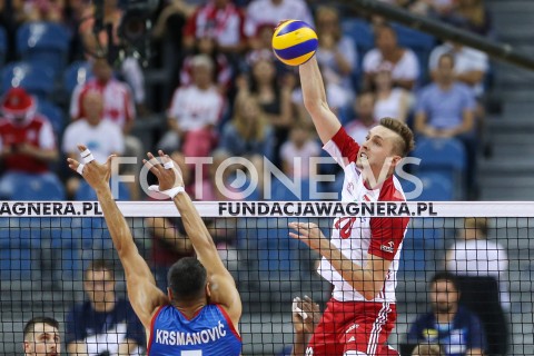  01.08.2019 KRAKOW (TAURON ARENA) <br />
XVII MEMORIAL HUBERTA JERZEGO WAGNERA <br />
MECZ POLSKA - SERBIA ( MATCH POLAND - SERBIA ) <br />
N/Z MATEUSZ BIENIEK <br />
 