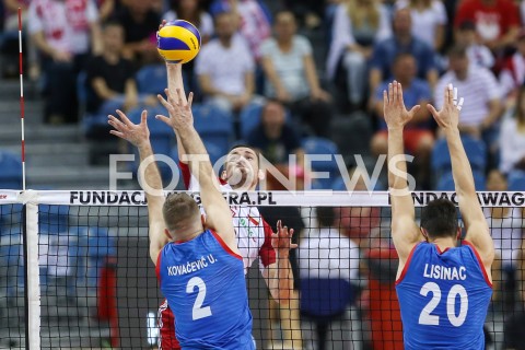  01.08.2019 KRAKOW (TAURON ARENA) <br />
XVII MEMORIAL HUBERTA JERZEGO WAGNERA <br />
MECZ POLSKA - SERBIA ( MATCH POLAND - SERBIA ) <br />
N/Z DAWID KONARSKI <br />
 