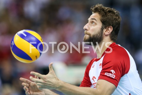  01.08.2019 KRAKOW (TAURON ARENA) <br />
XVII MEMORIAL HUBERTA JERZEGO WAGNERA <br />
MECZ POLSKA - SERBIA ( MATCH POLAND - SERBIA ) <br />
N/Z GRZEGORZ LOMACZ SYLWETKA <br />
 