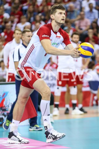  01.08.2019 KRAKOW (TAURON ARENA) <br />
XVII MEMORIAL HUBERTA JERZEGO WAGNERA <br />
MECZ POLSKA - SERBIA ( MATCH POLAND - SERBIA ) <br />
N/Z PIOTR NOWAKOWSKI SYLWETKA <br />
 