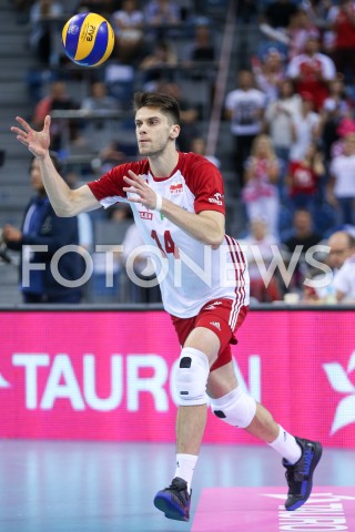  03.08.2019 KRAKOW (TAURON ARENA) <br />
XVII MEMORIAL HUBERTA JERZEGO WAGNERA <br />
MECZ POLSKA - FINLANDIA ( MATCH POLAND - FINDLAND ) <br />
N/Z ALEKSANDER SLIWKA SYLWETKA <br />
 