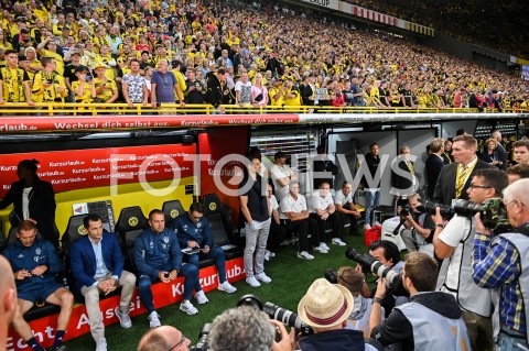  03.08.2019 DORTMUND<br />
PILKA NOZNA - SUPERPUCHAR NIEMIEC 2019<br />
(Football - Germany Supercup 2019)<br />
MECZ BORUSSIA DORTMUND - BAYERN MONACHIUM<br />
(Borussia Dortmund - Bayern Munich)<br />
N/Z NIKO KOVAC SYLWETKA FOTOREPORTERZY<br />
 