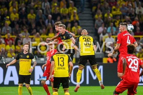  03.08.2019 DORTMUND<br />
PILKA NOZNA - SUPERPUCHAR NIEMIEC 2019<br />
(Football - Germany Supercup 2019)<br />
MECZ BORUSSIA DORTMUND - BAYERN MONACHIUM<br />
(Borussia Dortmund - Bayern Munich)<br />
N/Z LUKASZ PISZCZEK<br />
 