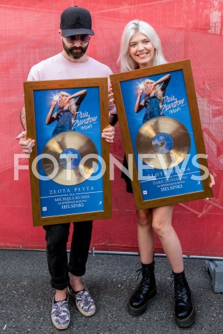  17.08.2019 WARSZAWA<br />
MESKIE GRANIE 2019<br />
ZLOTA PLYTA ALBUM HELSINKI<br />
N/Z DARIA ZAWIALOW MICHAL KUSH<br />
 