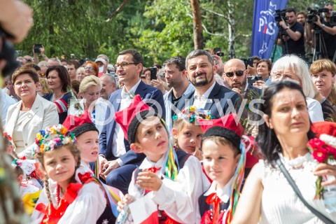  18.08.2019 STALOWA WOLA <br />
RODZINNY PIKNIK PIS W STALOWEJ WOLI <br />
N/Z BEATA SZYDLO PREMIER MATEUSZ MORAWIECKI KRZYSZTOF SOBOLEWSKI <br />
 