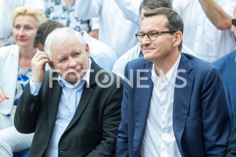 18.08.2019 STALOWA WOLA <br />
RODZINNY PIKNIK PIS W STALOWEJ WOLI <br />
N/Z JAROSLAW KACZYNSKI PREMIER MATEUSZ MORAWIECKI<br />
 