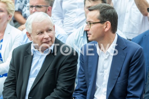  18.08.2019 STALOWA WOLA <br />
RODZINNY PIKNIK PIS W STALOWEJ WOLI <br />
N/Z JAROSLAW KACZYNSKI PREMIER MATEUSZ MORAWIECKI<br />
 