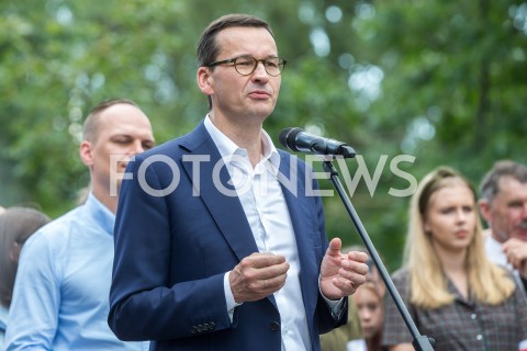  18.08.2019 STALOWA WOLA <br />
RODZINNY PIKNIK PIS W STALOWEJ WOLI <br />
N/Z PREMIER MATEUSZ MORAWIECKI <br />
 
