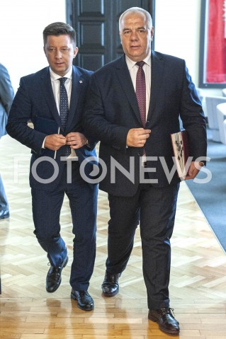  20.08.2019 WARSZAWA<br />
POSIEDZENIE RADY MINISTROW<br />
POSIEDZENIE RZADU<br />
N/Z JACEK SASIN MICHAL DWORCZYK<br />
 