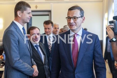  20.08.2019 WARSZAWA<br />
POSIEDZENIE RADY MINISTROW<br />
POSIEDZENIE RZADU<br />
N/Z PREMIER MATEUSZ MORAWIECKI DARIUSZ PIONTKOWSKI<br />
 