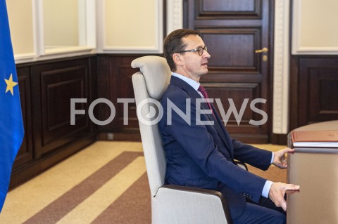  20.08.2019 WARSZAWA<br />
POSIEDZENIE RADY MINISTROW<br />
POSIEDZENIE RZADU<br />
N/Z PREMIER MATEUSZ MORAWIECKI<br />
 