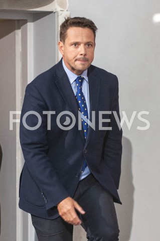  22.08.2019 WARSZAWA<br />
PREZENTACJA KANDYDATOW DO SEJMU Z WARSZAWSKIEJ LISTY KOALICJI OBYWATELSKIEJ<br />
N/Z RAFAL TRZASKOWSKI<br />
 