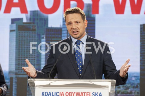 22.08.2019 WARSZAWA<br />
PREZENTACJA KANDYDATOW DO SEJMU Z WARSZAWSKIEJ LISTY KOALICJI OBYWATELSKIEJ<br />
N/Z RAFAL TRZASKOWSKI<br />
 