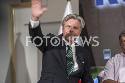  22.08.2019 WARSZAWA<br />
PREZENTACJA KANDYDATOW DO SEJMU Z WARSZAWSKIEJ LISTY KOALICJI OBYWATELSKIEJ<br />
N/Z PAWEL POTOROCZYN<br />
 