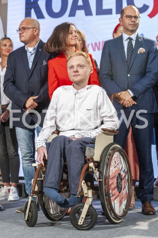  22.08.2019 WARSZAWA<br />
PREZENTACJA KANDYDATOW DO SEJMU Z WARSZAWSKIEJ LISTY KOALICJI OBYWATELSKIEJ<br />
N/Z LUKASZ KRASON<br />
 