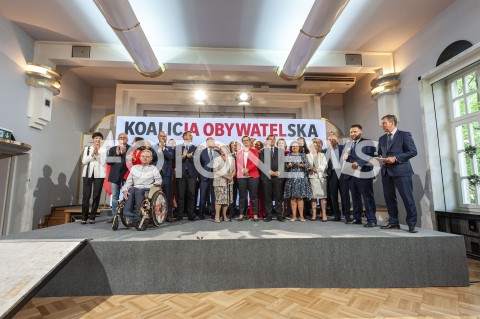 Prezentacja kandydatów do Sejmu z warszawskiej listy Koalicji Obywatelskiej w Warszawie