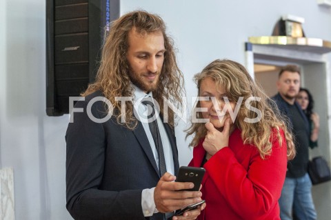  22.08.2019 WARSZAWA<br />
PREZENTACJA KANDYDATOW DO SEJMU Z WARSZAWSKIEJ LISTY KOALICJI OBYWATELSKIEJ<br />
N/Z KATARZYNA PIEKARSKA PAWEL WOJDA<br />
 