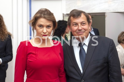  22.08.2019 WARSZAWA<br />
PREZENTACJA KANDYDATOW DO SEJMU Z WARSZAWSKIEJ LISTY KOALICJI OBYWATELSKIEJ<br />
N/Z JOLANTA MISKIEWICZ JAROSLAW SZOSTAKOWSKI<br />
 