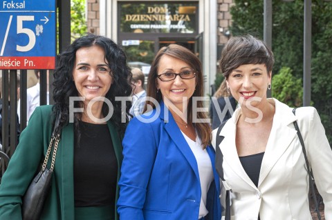  22.08.2019 WARSZAWA<br />
PREZENTACJA KANDYDATOW DO SEJMU Z WARSZAWSKIEJ LISTY KOALICJI OBYWATELSKIEJ<br />
N/Z SYLWIA KRAJEWSKA RENATA KAZNOWSKA AGNIESZKA WYRWAL<br />
 