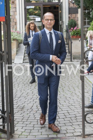  22.08.2019 WARSZAWA<br />
PREZENTACJA KANDYDATOW DO SEJMU Z WARSZAWSKIEJ LISTY KOALICJI OBYWATELSKIEJ<br />
N/Z MICHAL SZCZERBA<br />
 