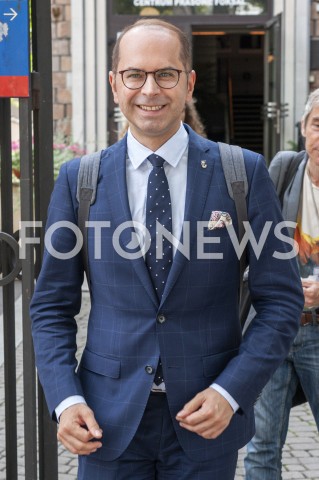  22.08.2019 WARSZAWA<br />
PREZENTACJA KANDYDATOW DO SEJMU Z WARSZAWSKIEJ LISTY KOALICJI OBYWATELSKIEJ<br />
N/Z MICHAL SZCZERBA<br />
 