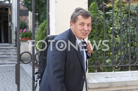  22.08.2019 WARSZAWA<br />
PREZENTACJA KANDYDATOW DO SEJMU Z WARSZAWSKIEJ LISTY KOALICJI OBYWATELSKIEJ<br />
N/Z JAROSLAW SZOSTAKOWSKI<br />
 