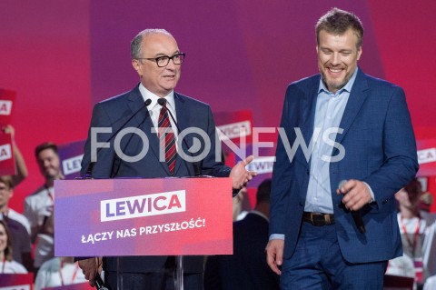 24.08.2019 WARSZAWA <br />
KONWENCJA PROGRAMOWA LEWICY<br />
N/Z WLODZIMIERZ CZARZASTY ADRIAN ZANDBERG<br />
 