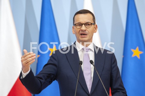  27.08.2019 WARSZAWA<br />
KONFERENCJA PREMIERA I MINISTRA FINANSOW<br />
BUDZET 2020<br />
N/Z PREMIER MATEUSZ MORAWIECKI<br />
 