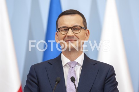  27.08.2019 WARSZAWA<br />
KONFERENCJA PREMIERA I MINISTRA FINANSOW<br />
BUDZET 2020<br />
N/Z PREMIER MATEUSZ MORAWIECKI<br />
 