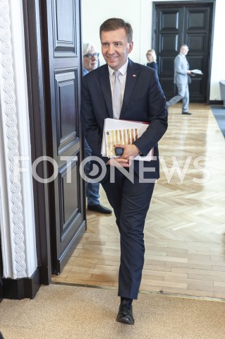  27.08.2019 WARSZAWA<br />
POSIEDZENIE RADY MINISTROW<br />
POSIEDZENIE RZADU<br />
N/Z LUKASZ SCHREIBER<br />
 