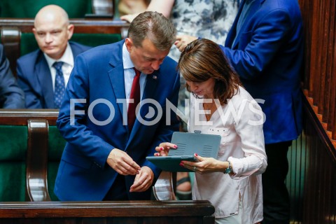  30.08.2019 WARSZAWA SEJM <br />
POSIEDZENIE SEJMU <br />
N/Z MARIUSZ BLASZCZAK <br />
 