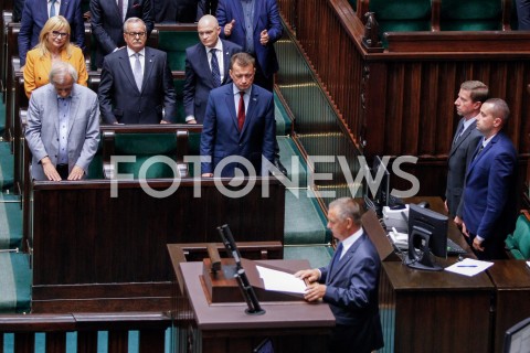  30.08.2019 WARSZAWA SEJM <br />
POSIEDZENIE SEJMU <br />
N/Z MARIAN BANAS RYSZARD TERLECKI MARIUSZ BLASZCZAK PUSTE MIEJSCE JAROSLAW KACZYNSKI<br />
 