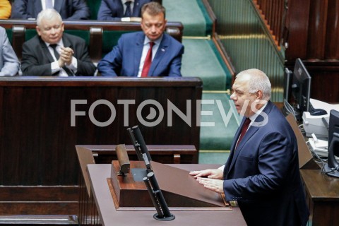  30.08.2019 WARSZAWA SEJM <br />
POSIEDZENIE SEJMU <br />
N/Z JACEK SASIN JAROSLAW KACZYNSKI MARIUSZ BLASZCZAK <br />
 