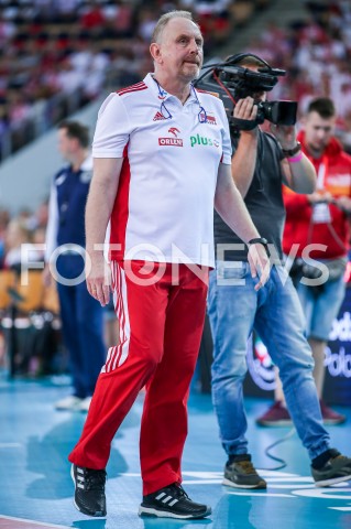  04.09.2019 LODZ ( POLAND )<br />
SIATKOWKA KOBIET <br />
MISTRZOSTWA EUROPY KOBIET <br />
CEV EUROVOLLEY 2019 WOMEN EUROPEAN CHAMPIONSHIP<br />
1/4 FINALU <br />
MECZ POLSKA - NIEMCY ( Poland - Germany ) <br />
N/Z JACEK NAWROCKI - I TRENER ( HEAD COACH ) SYLWETKA <br />
 