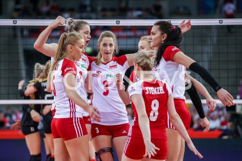  04.09.2019 LODZ ( POLAND )<br />
SIATKOWKA KOBIET <br />
MISTRZOSTWA EUROPY KOBIET <br />
CEV EUROVOLLEY 2019 WOMEN EUROPEAN CHAMPIONSHIP<br />
1/4 FINALU <br />
MECZ POLSKA - NIEMCY ( Poland - Germany ) <br />
N/Z KLAUDIA ALAGIERSKA MAGDALENA STYSIAK NATALIA MEDRZYK MALWINA SMARZEK - GODEK MARIA STENZEL RADOSC EMOCJE <br />
 