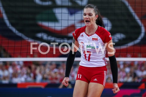  04.09.2019 LODZ ( POLAND )<br />
SIATKOWKA KOBIET <br />
MISTRZOSTWA EUROPY KOBIET <br />
CEV EUROVOLLEY 2019 WOMEN EUROPEAN CHAMPIONSHIP<br />
1/4 FINALU <br />
MECZ POLSKA - NIEMCY ( Poland - Germany ) <br />
N/Z MALWINA SMARZEK - GODEK RADOSC EMOCJE SYLWETKA <br />
 