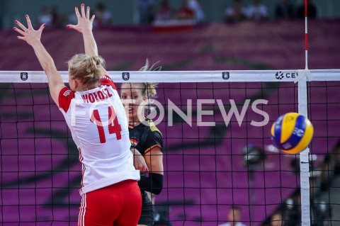  04.09.2019 LODZ ( POLAND )<br />
SIATKOWKA KOBIET <br />
MISTRZOSTWA EUROPY KOBIET <br />
CEV EUROVOLLEY 2019 WOMEN EUROPEAN CHAMPIONSHIP<br />
1/4 FINALU <br />
MECZ POLSKA - NIEMCY ( Poland - Germany ) <br />
N/Z LOUISA LIPPMANN <br />
 