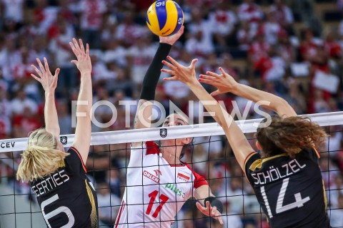  04.09.2019 LODZ ( POLAND )<br />
SIATKOWKA KOBIET <br />
MISTRZOSTWA EUROPY KOBIET <br />
CEV EUROVOLLEY 2019 WOMEN EUROPEAN CHAMPIONSHIP<br />
1/4 FINALU <br />
MECZ POLSKA - NIEMCY ( Poland - Germany ) <br />
N/Z MALWINA SMARZEK - GODEK <br />
 