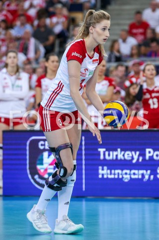  04.09.2019 LODZ ( POLAND )<br />
SIATKOWKA KOBIET <br />
MISTRZOSTWA EUROPY KOBIET <br />
CEV EUROVOLLEY 2019 WOMEN EUROPEAN CHAMPIONSHIP<br />
1/4 FINALU <br />
MECZ POLSKA - NIEMCY ( Poland - Germany ) <br />
N/Z KLAUDIA ALAGIERSKA SYLWETKA <br />
 