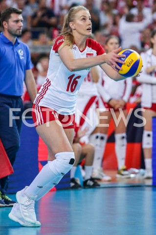  04.09.2019 LODZ ( POLAND )<br />
SIATKOWKA KOBIET <br />
MISTRZOSTWA EUROPY KOBIET <br />
CEV EUROVOLLEY 2019 WOMEN EUROPEAN CHAMPIONSHIP<br />
1/4 FINALU <br />
MECZ POLSKA - NIEMCY ( Poland - Germany ) <br />
N/Z NATALIA MEDRZYK SYLWETKA <br />
 