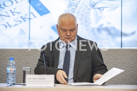  11.09.2019 WARSZAWA<br />
KONFERENCJA W NBP PO RADZIE POLITYKI PIENIEZNEJ <br />
N/Z ADAM GLAPINSKI<br />
 