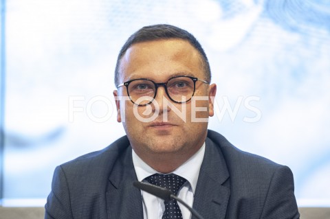  11.09.2019 WARSZAWA<br />
KONFERENCJA W NBP PO RADZIE POLITYKI PIENIEZNEJ <br />
N/Z RAFAL SURA<br />
 