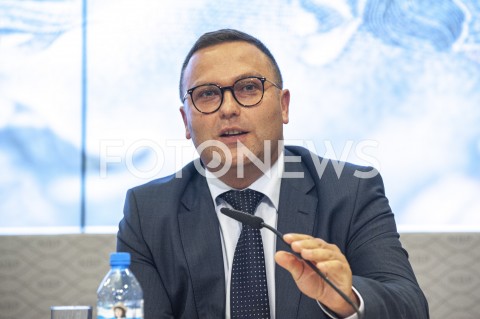  11.09.2019 WARSZAWA<br />
KONFERENCJA W NBP PO RADZIE POLITYKI PIENIEZNEJ <br />
N/Z RAFAL SURA<br />
 