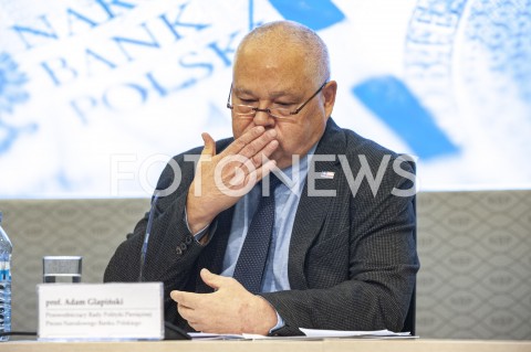  11.09.2019 WARSZAWA<br />
KONFERENCJA W NBP PO RADZIE POLITYKI PIENIEZNEJ <br />
N/Z ADAM GLAPINSKI<br />
 